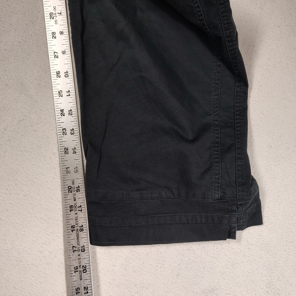 Columbia Capri Pants Womens Size 8 Black Cotton Blend Stretch Outdoor Utility - Picture 5 of 12